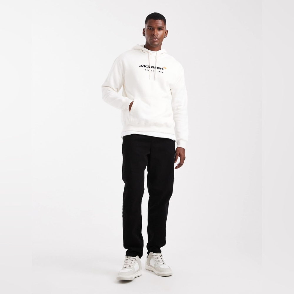 Hollister MClaren Cream Hoodie